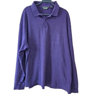 Orvis Signature Mens Polo Golf Business Office Preppy Shirt XXL Purple Outdoors
